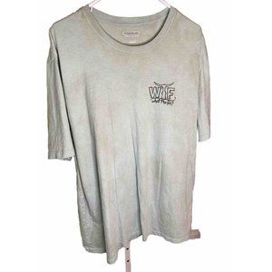 What The Fin Shirt Men XXL Green Short Sleeve Performance Sun Wicking‎